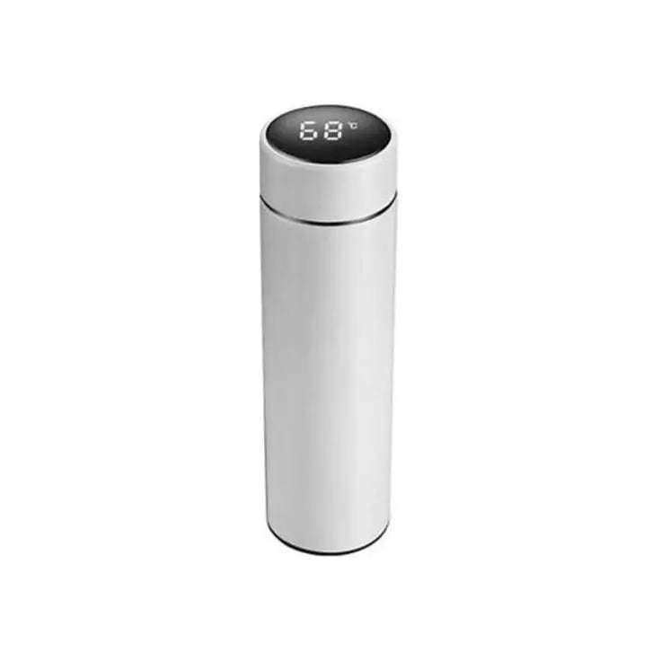 Printliv LED Temperature Display Bottle White PrintLiv