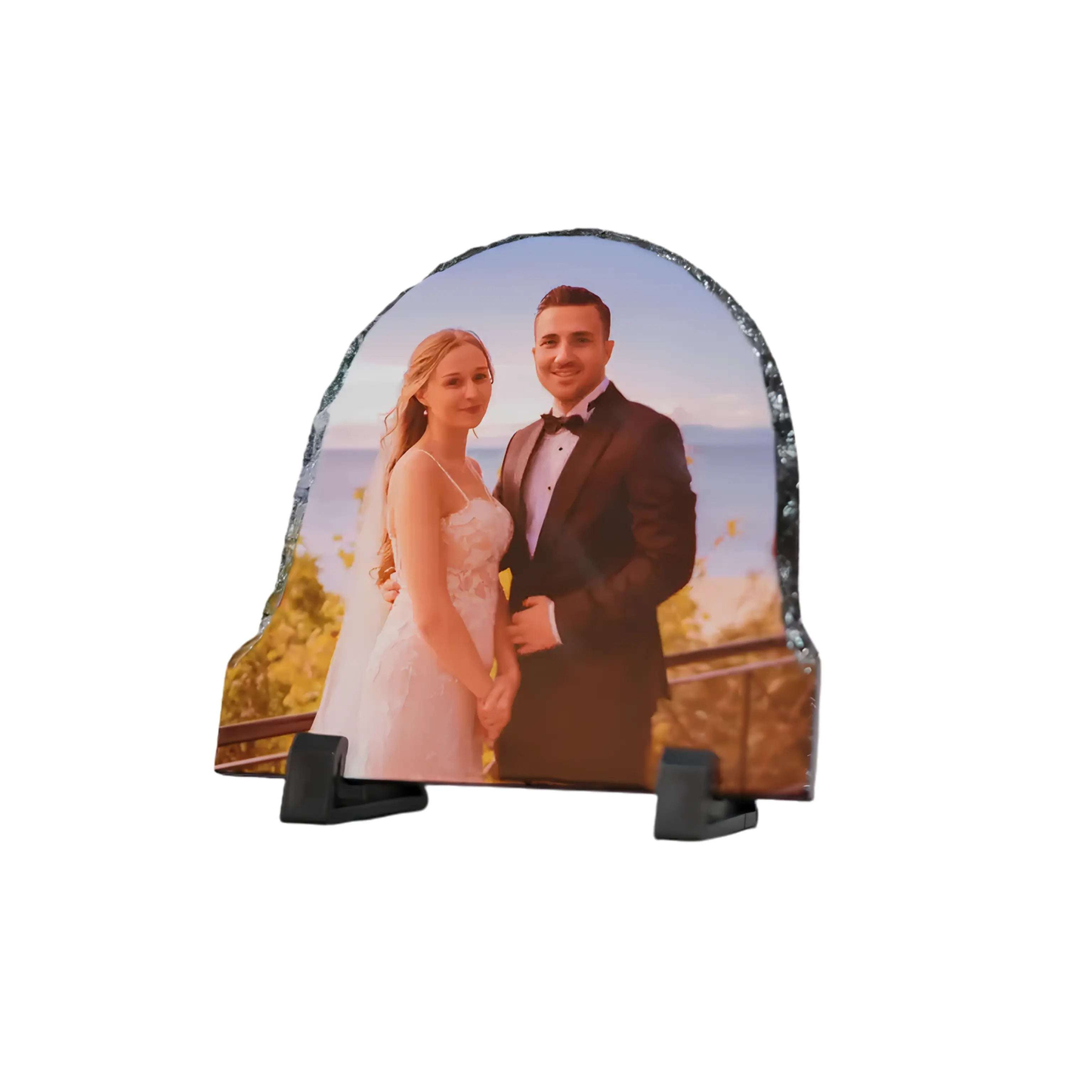 Printliv Personalized Rock Slate Photo Frame PrintLiv