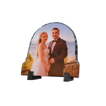 Printliv Personalized Rock Slate Photo Frame PrintLiv