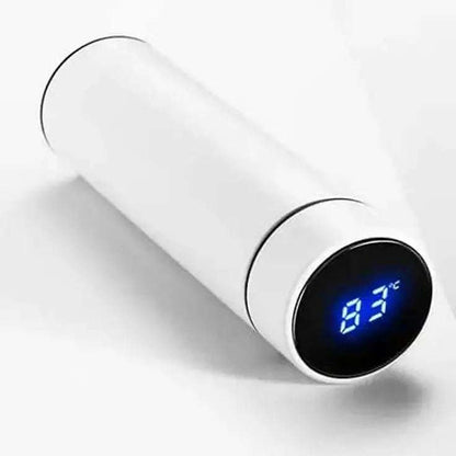 Printliv LED Temperature Display Bottle White PrintLiv