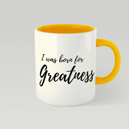 Inner Colored Mug – Yellow 