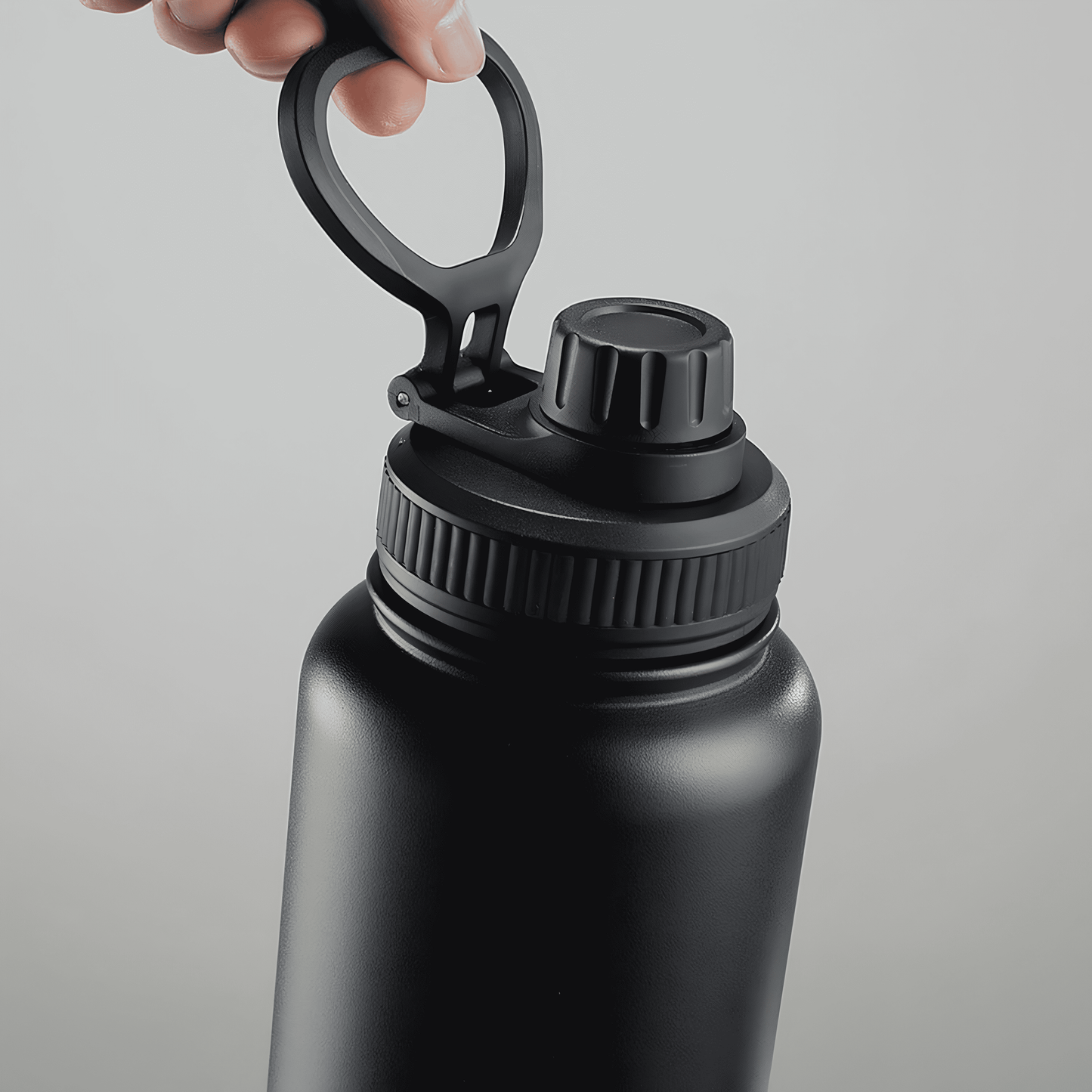 Insulated Stainless Steel Water Bottle With Spout Lid 