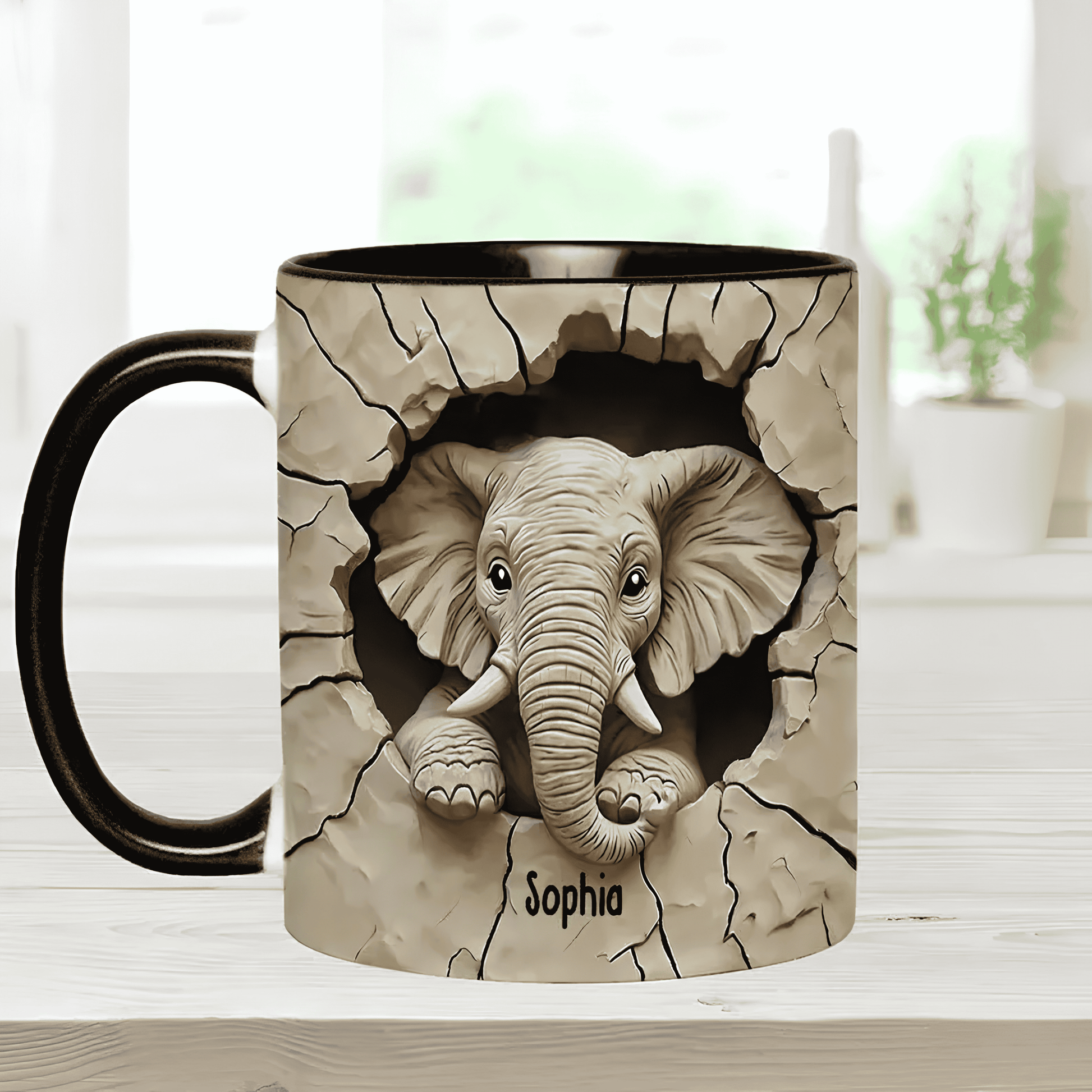 Inner Colored Mug – Black 