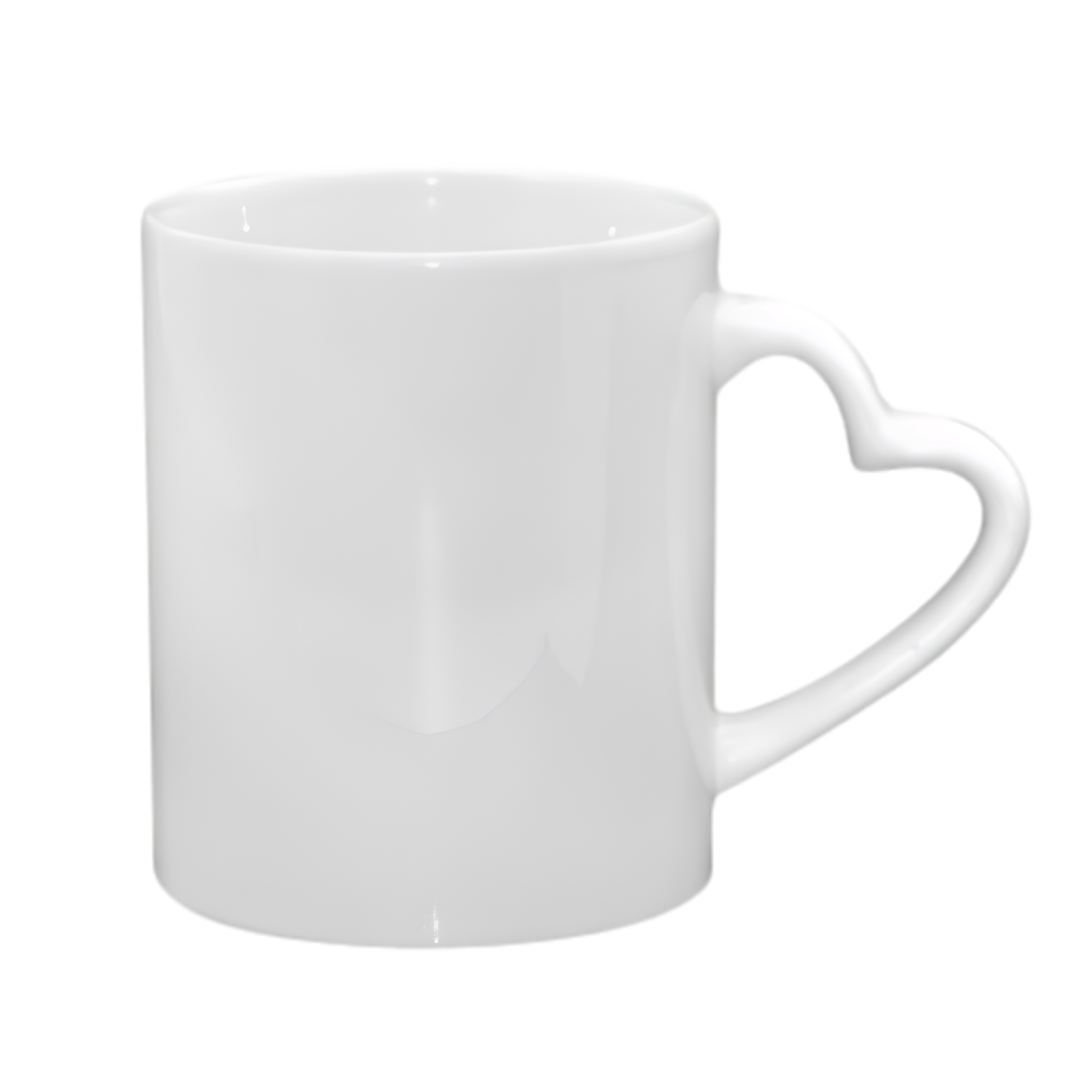 Heart Handle Magic Ceramic Mug -Colour Changing Mug 