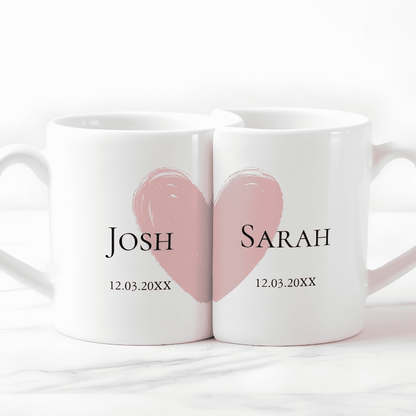Couple Mugs Set 