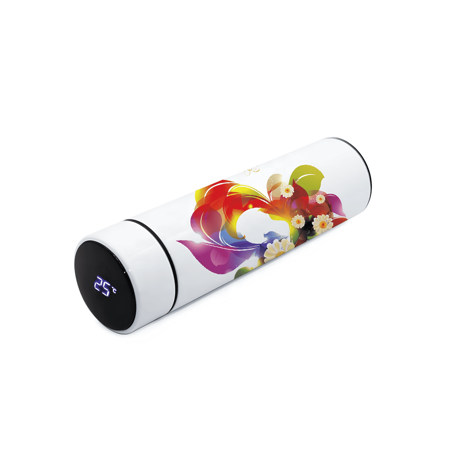 LED Temperature Display Bottle (White) 