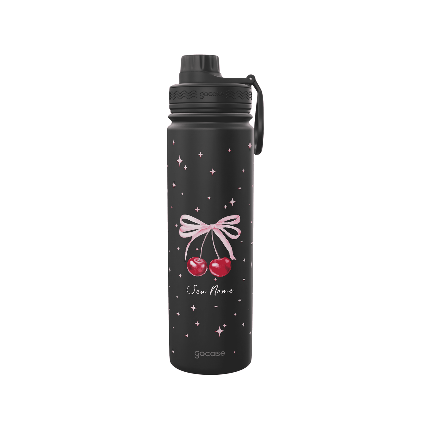 Insulated Stainless Steel Water Bottle With Spout Lid 