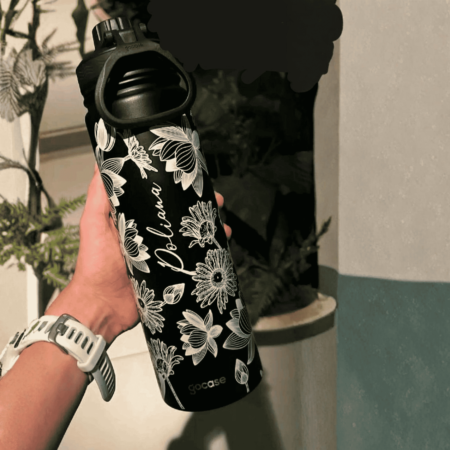 Insulated Stainless Steel Water Bottle With Spout Lid 