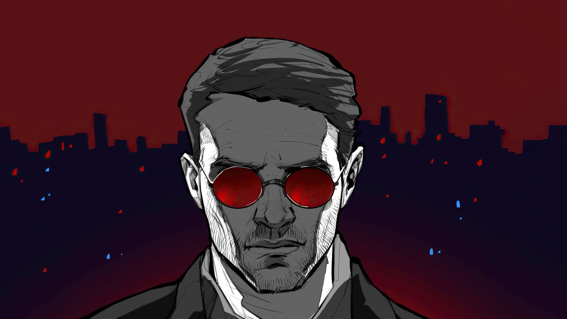 Minimalistic Devil PrintLiv
