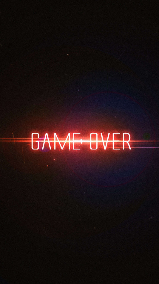 Game Over PrintLiv