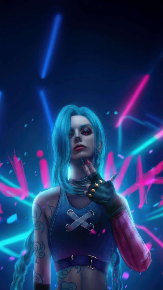 Jinx Behind The Madness PrintLiv