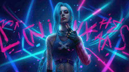 Jinx Behind The Madness PrintLiv